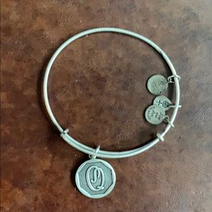 Alex and Ani Q charm Bracelet